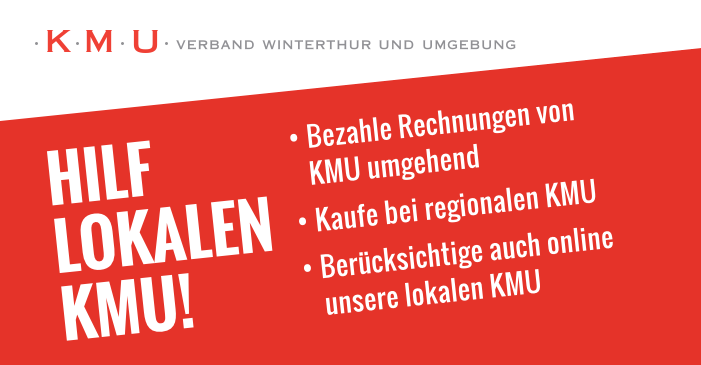 Appell an die KMU-Wirtschaft und Bevölkerung