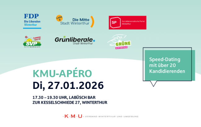 KMU-Apéro im Januar: Kandidaten-Speeddating